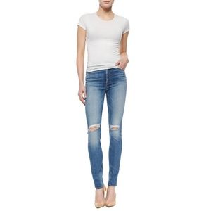 Women’s 7 for all mankind high waist skinny jeans